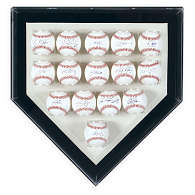 Gaylord Archival&#174; League Home Plate Multi-Baseball Display Case
