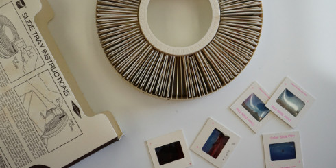 Slide Carousel with Photographic Slides