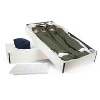 Gaylord Archival&#174; White Barrier Board Uniform &amp; Suit Preservation Kit
