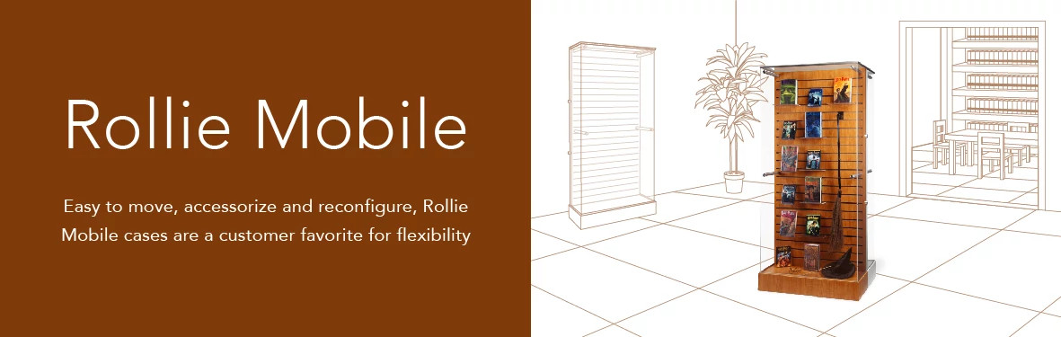 Gaylord Archival® Rollie Mobile Showcase Collection