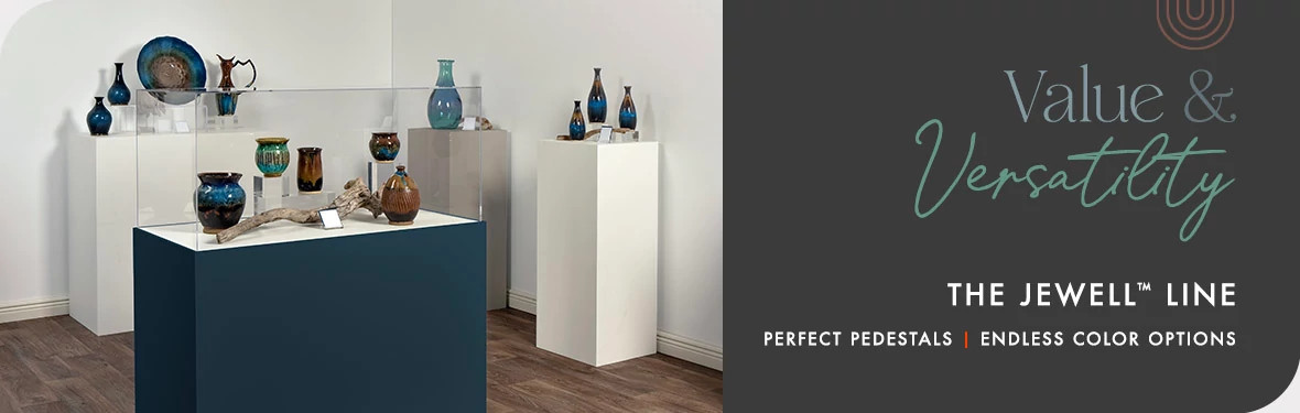 Gaylord Archival® Jewell Showcases & Pedestals