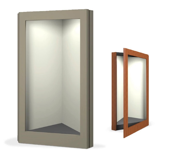 Gaylord Archival® Sierra Williamson Glass Corner Case