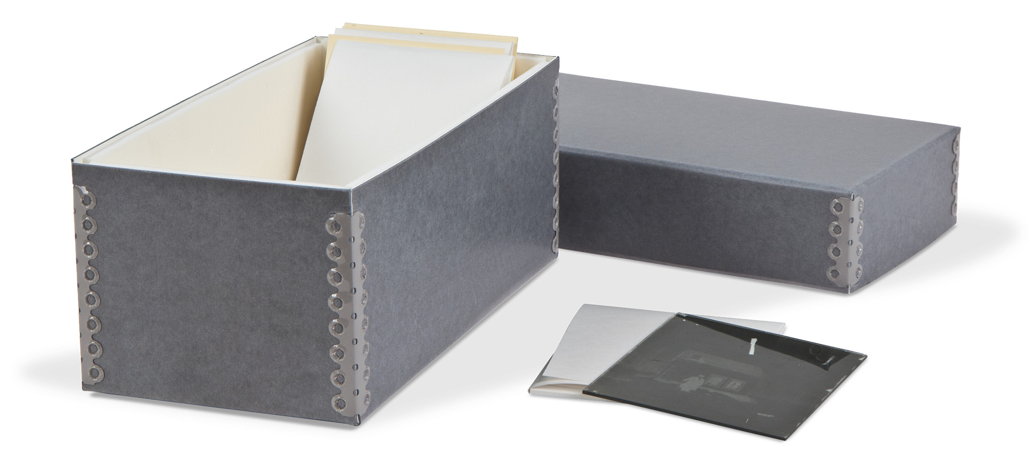Gaylord Archival® Blue/Grey Barrier Board Glass Negative Storage System