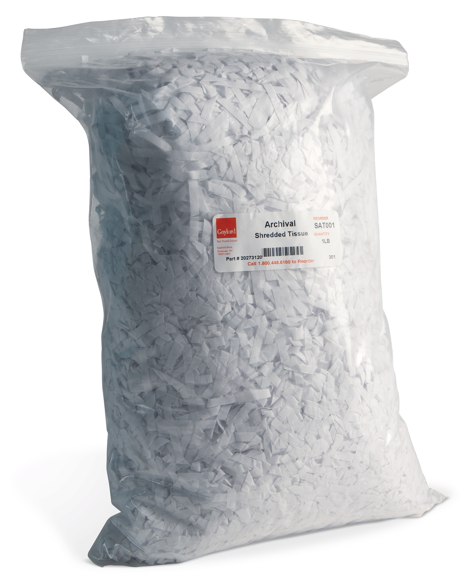 Gaylord Archival® Unbuffered Acid-Free Shredded Tissue