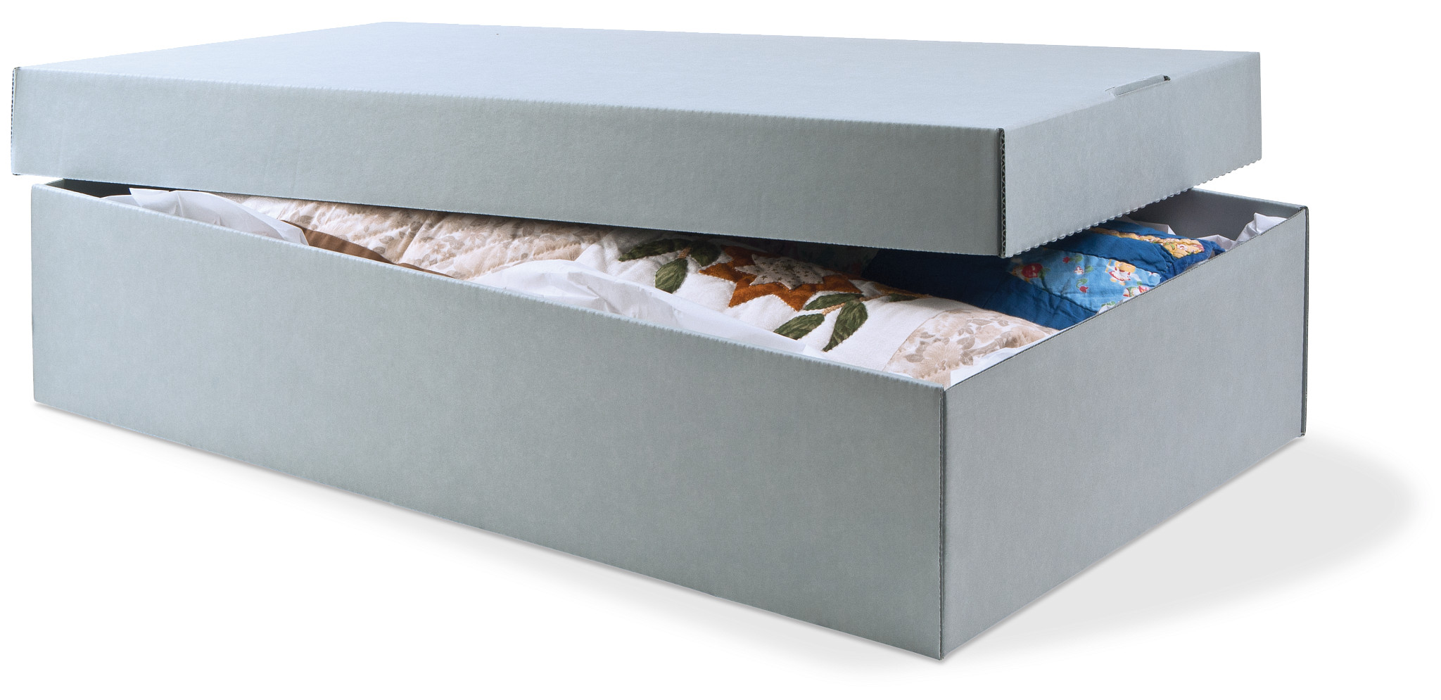 Gaylord Archival® B-flute Shallow Lid Textile Box