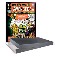 Gaylord Archival&#174; Blue/Grey Barrier Board Drop-Front Marvel Poster Box