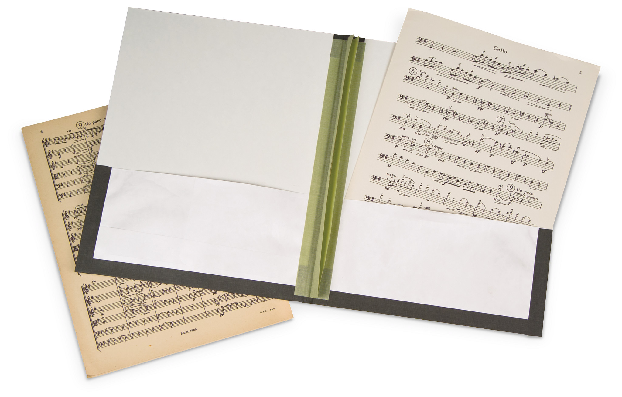 Gaylord Archival® 1/4" Glue-In Barrier Board Music Binders (5-Pack)