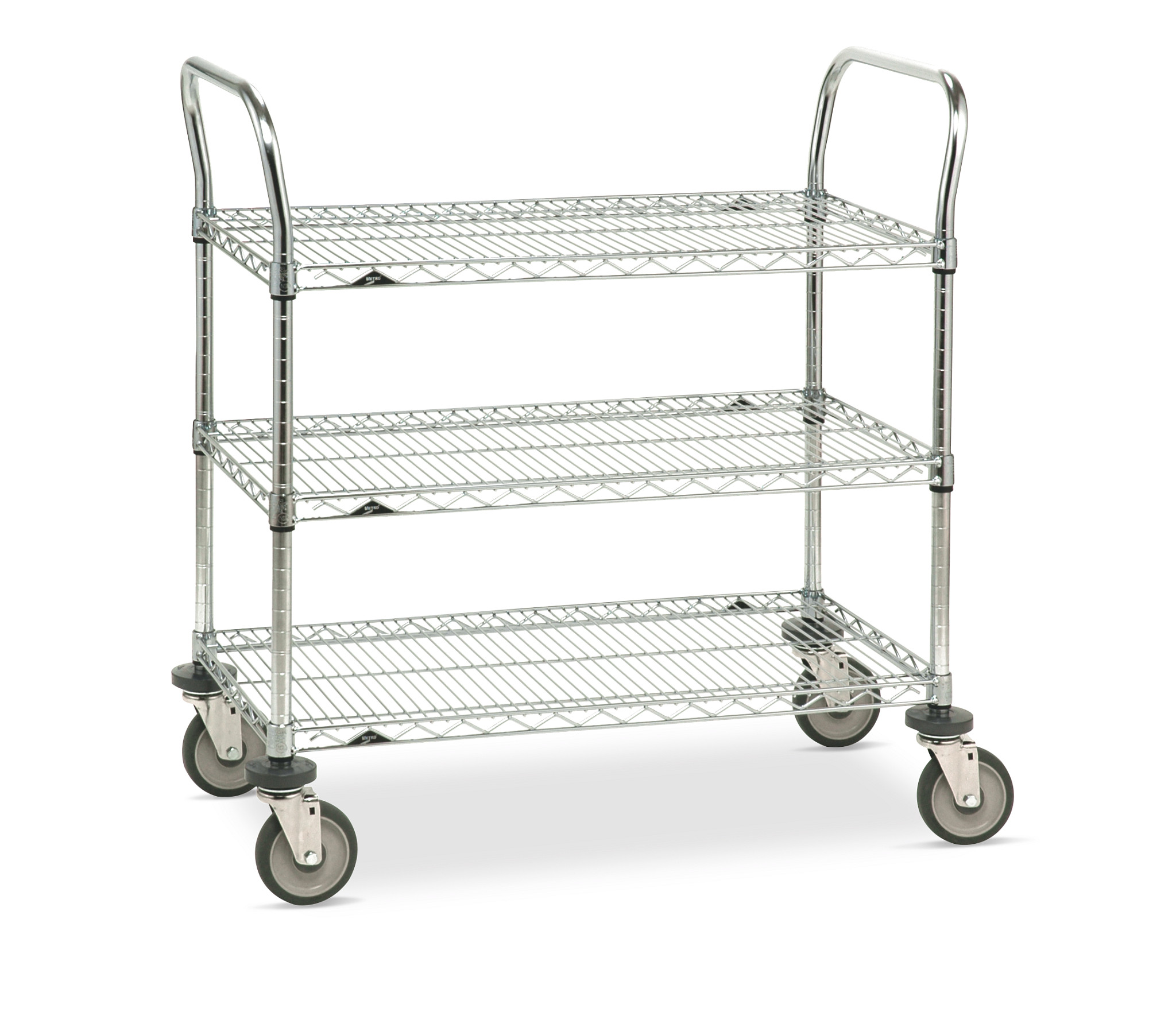 Metro Heavy-Duty 3-Tier Wire Utility Cart