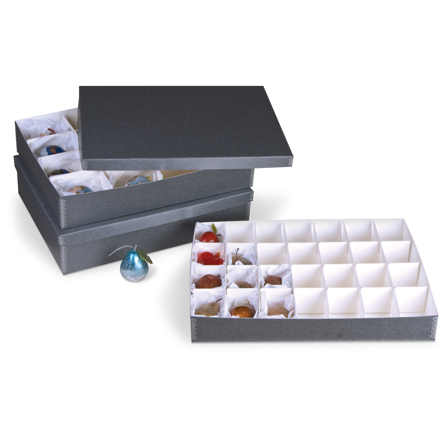 Gaylord Archival® 28-Compartment Ornament Box