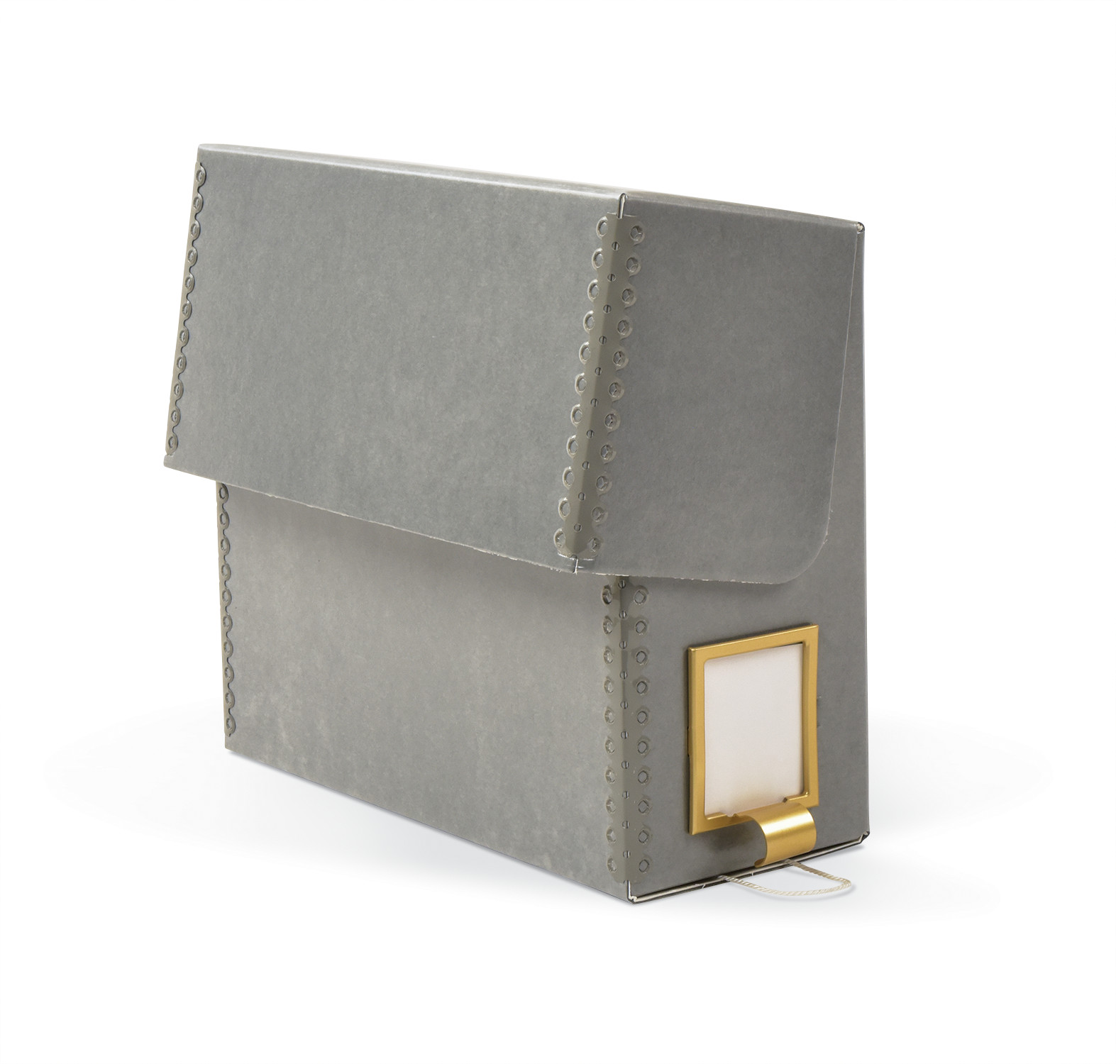 Gaylord Archival® DuraShield™ Flip-Top Document Case with Label Holder