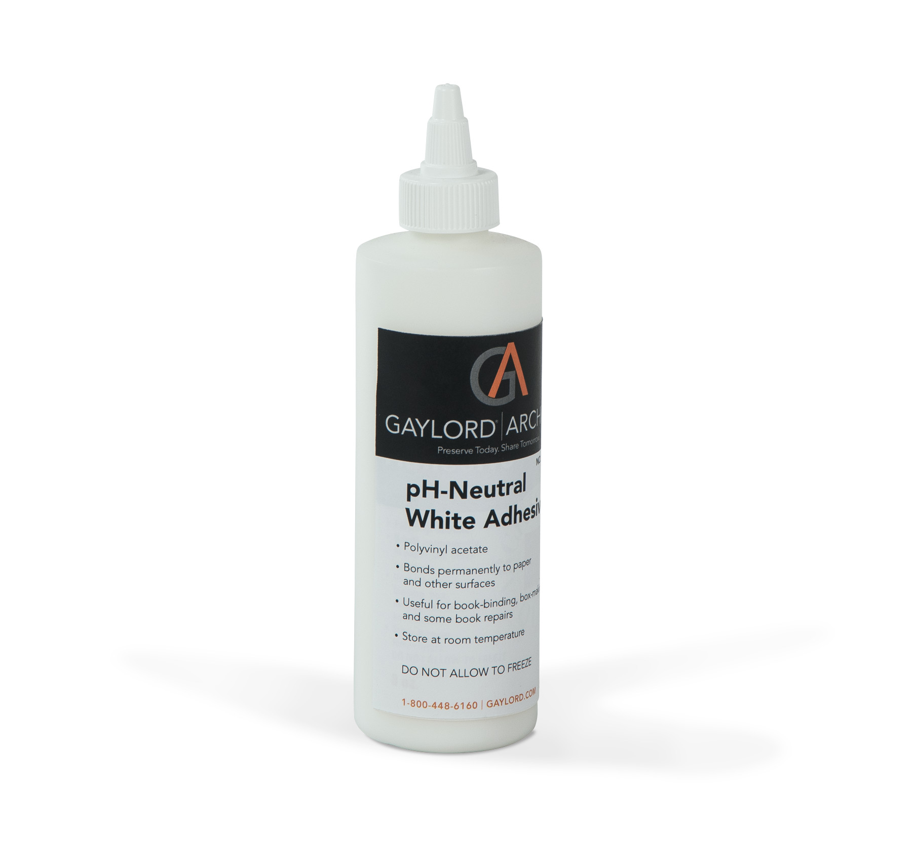 Gaylord Archival® White pH Neutral Adhesive (8 oz.)