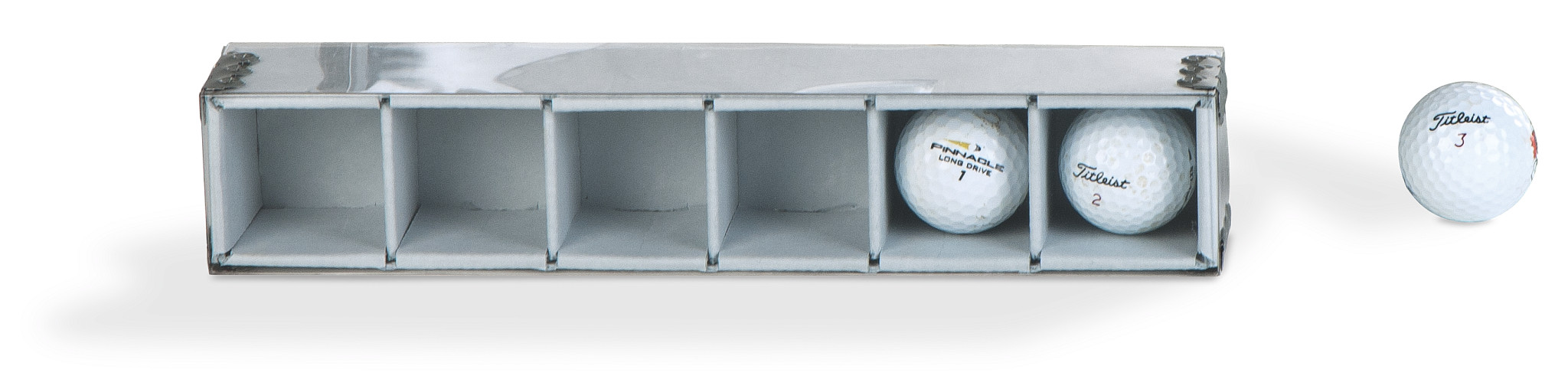 Gaylord Archival® E-flute Board Lid 6-Capacity Multi-Divider Box