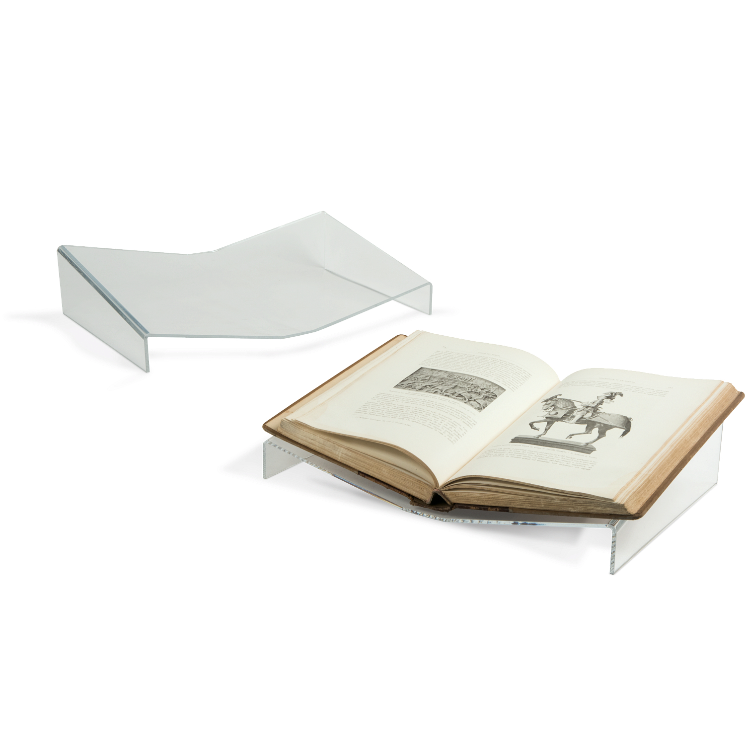 Acrylic Open Book Cradle | Cradles & Mounts | Display Accessories Acrylic Open Book Cradle | Cradles & Mounts | Display Accessories