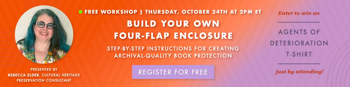 FREE WORKSHOP: Build Your Own Four-Flap Enclosure - Enter to win an Agents of Deterioration T-Shirt just by attending. Register now > *