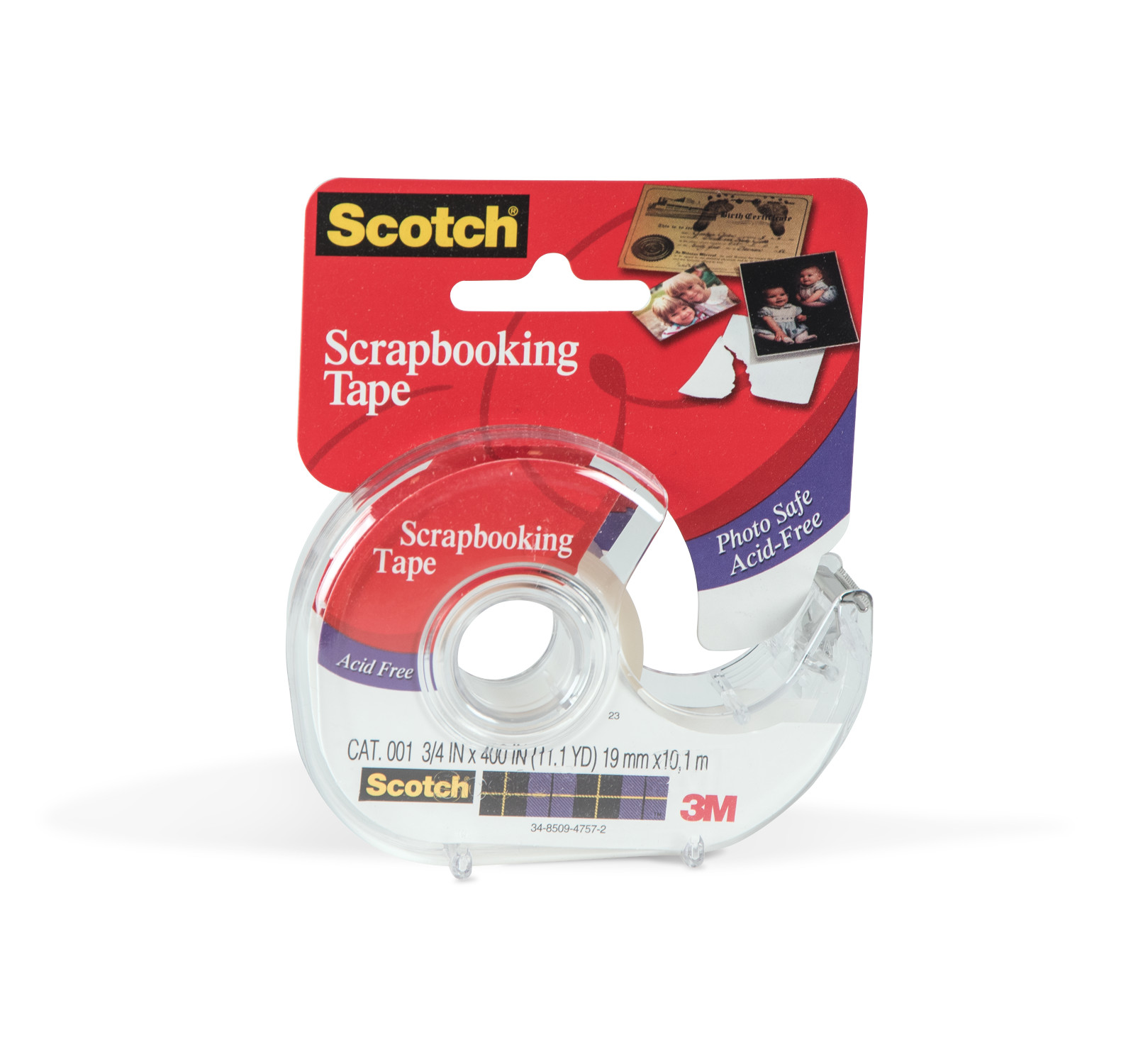 Scotch® 1.7 mil Polyester Photo & Document Tape (11.1 yds.)
