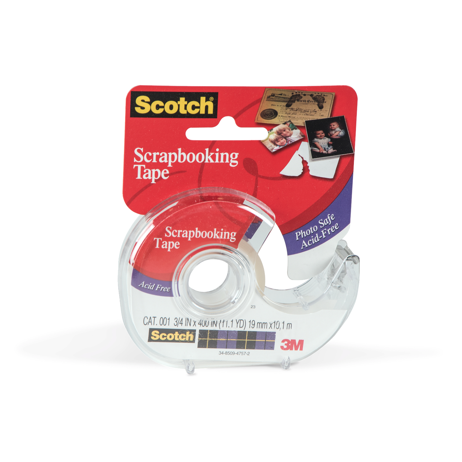 Scotch® 1.7 mil Polyester Photo & Document Tape (11.1 yds.), Tape, Repair  Tools & Supplies, Book & Pamphlet Preservation, Preservation