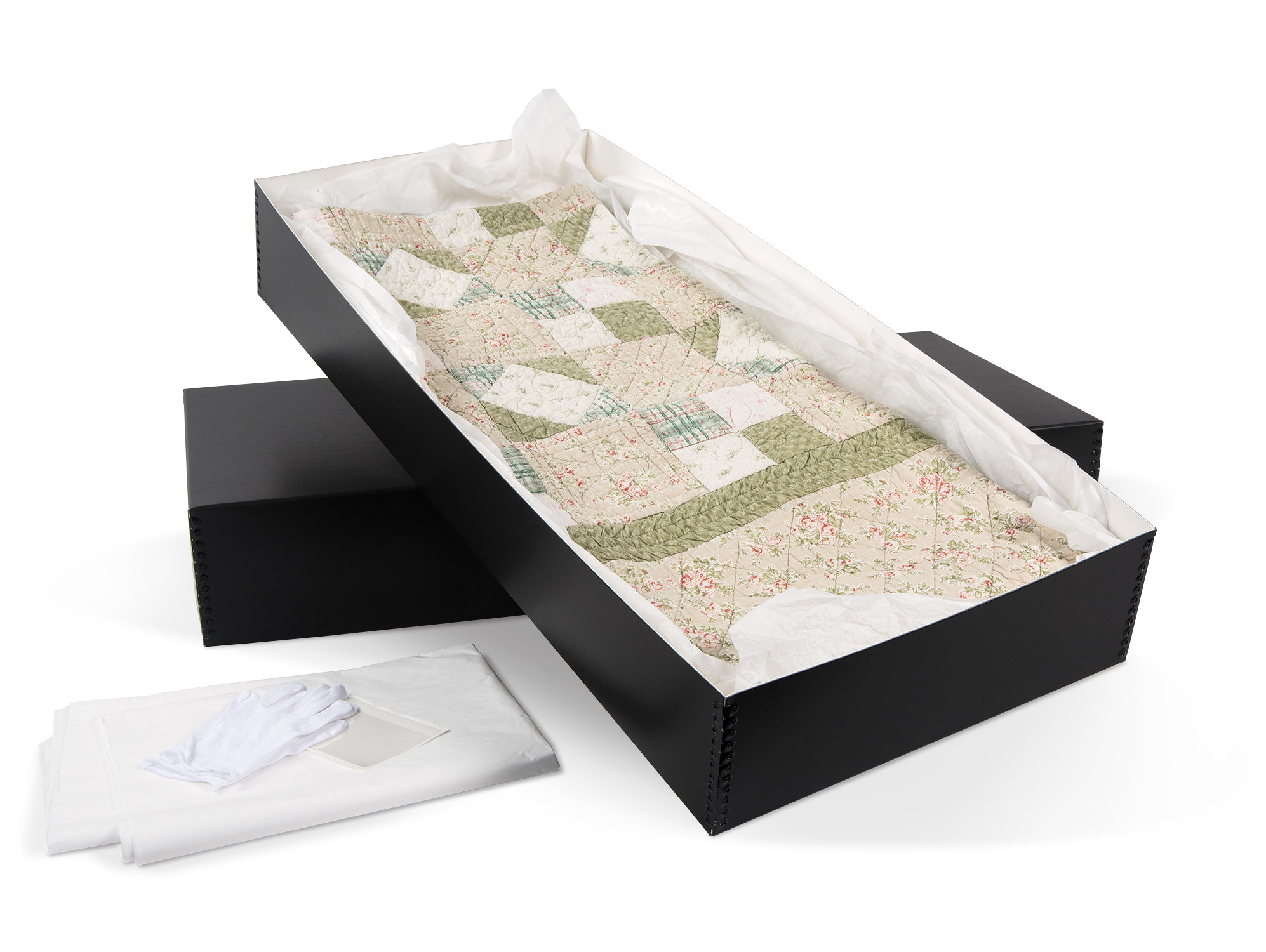 Gaylord Archival® Black Barrier Board Quilt Preservation Kit