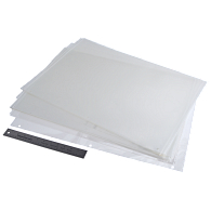 Gaylord Archival&#174; 3 mil Archival Polyester Page Protectors for Post-Bound Quarterbound Oversize Scrapbooks (25-Pack)