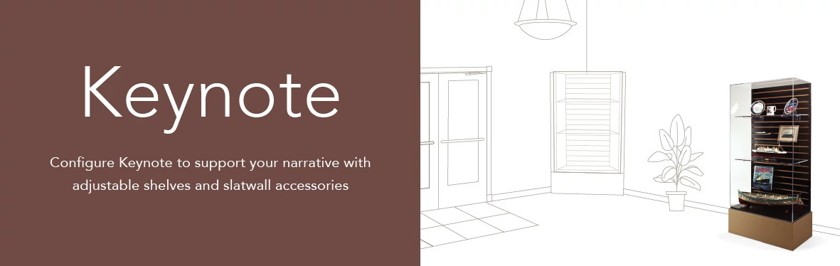 Gaylord Archival® Keynote Exhibit Cases