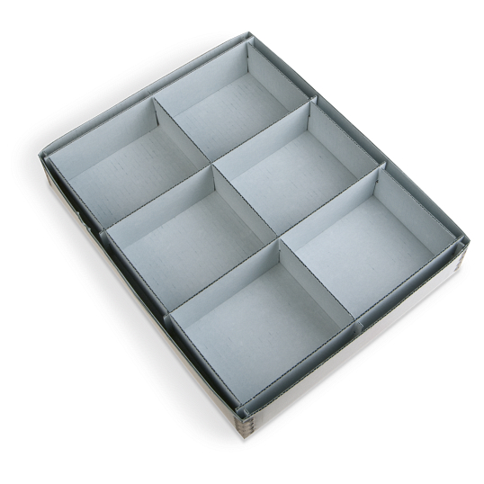 Gaylord Archival&#174; 6-Compartment Blue Artifact Tray
