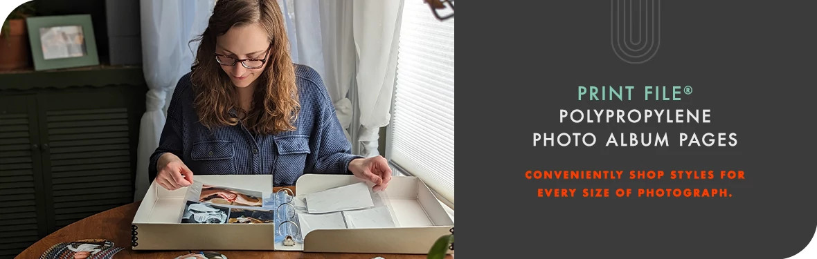 Print File® Polypropylene Album Pages
