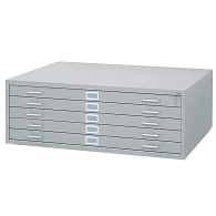 Safco&#174; Horizontal 5-Drawer Flat File for 30 x 42" Sheets