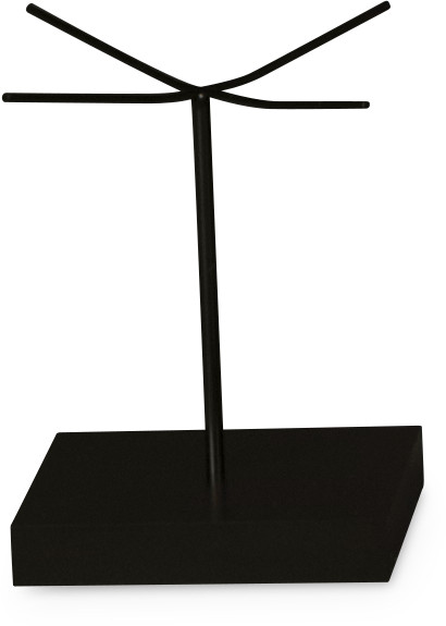 Black Metal Spider Mount Armature Holder