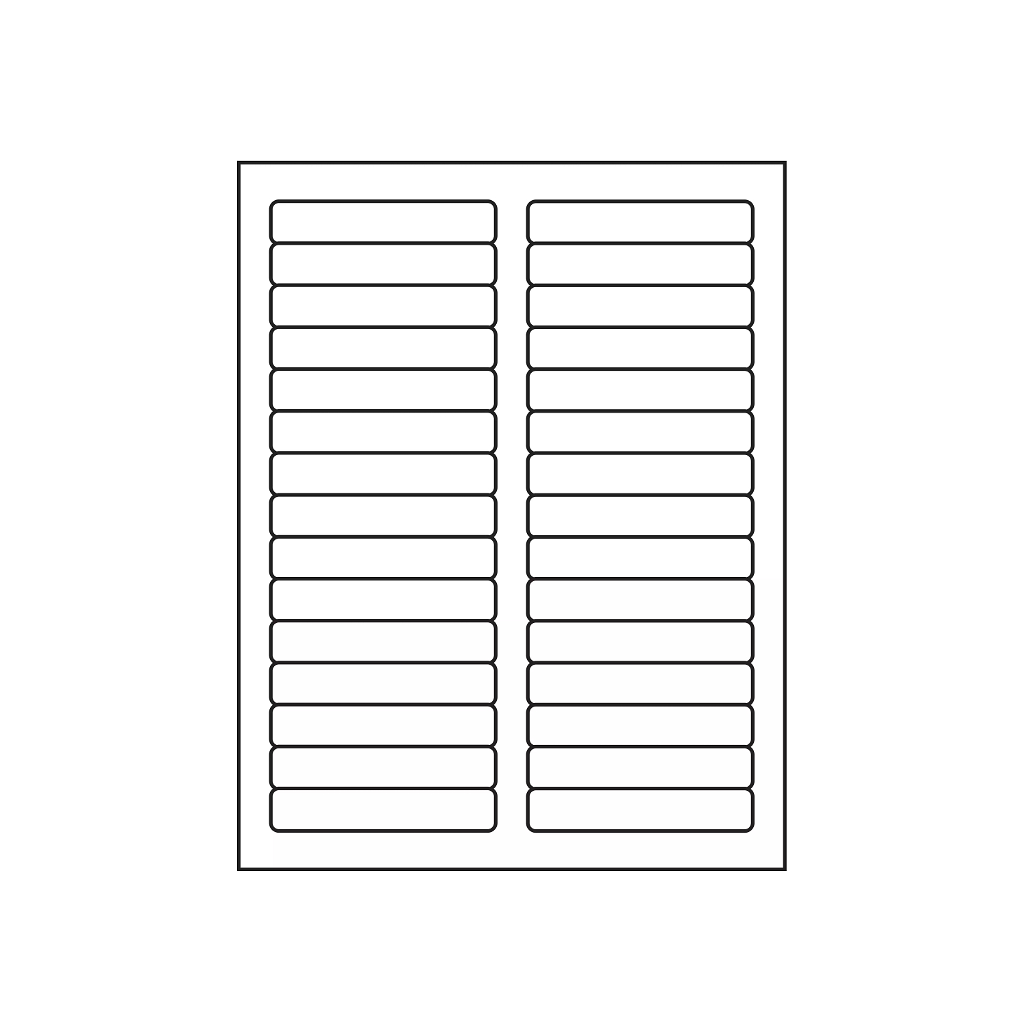 Gaylord Archival® PermaPlus™ Foil-Back 5/8 x 3 7/16