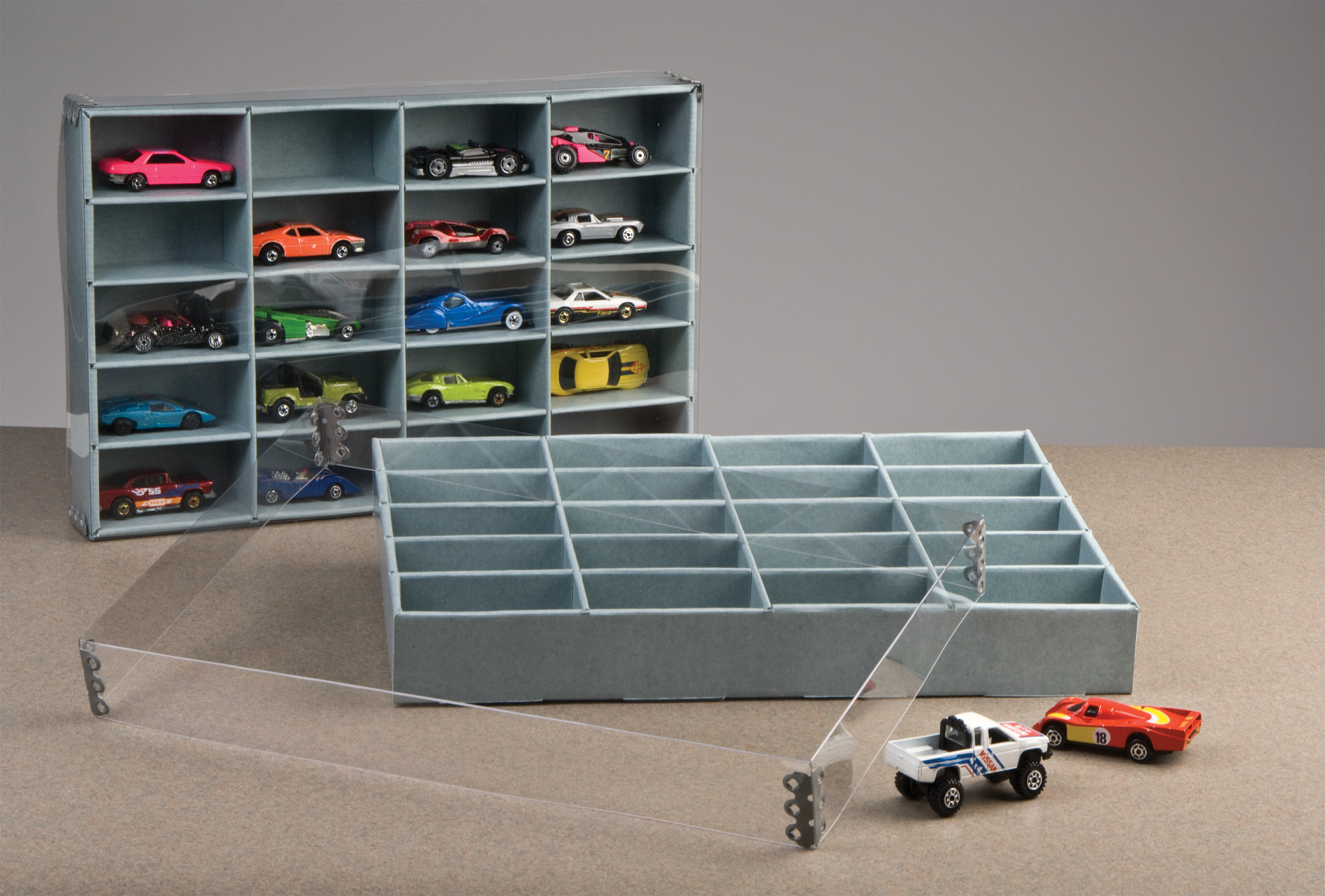 Gaylord Archival® E-flute Clear Lid 1/64 Scale Collectible Car Box