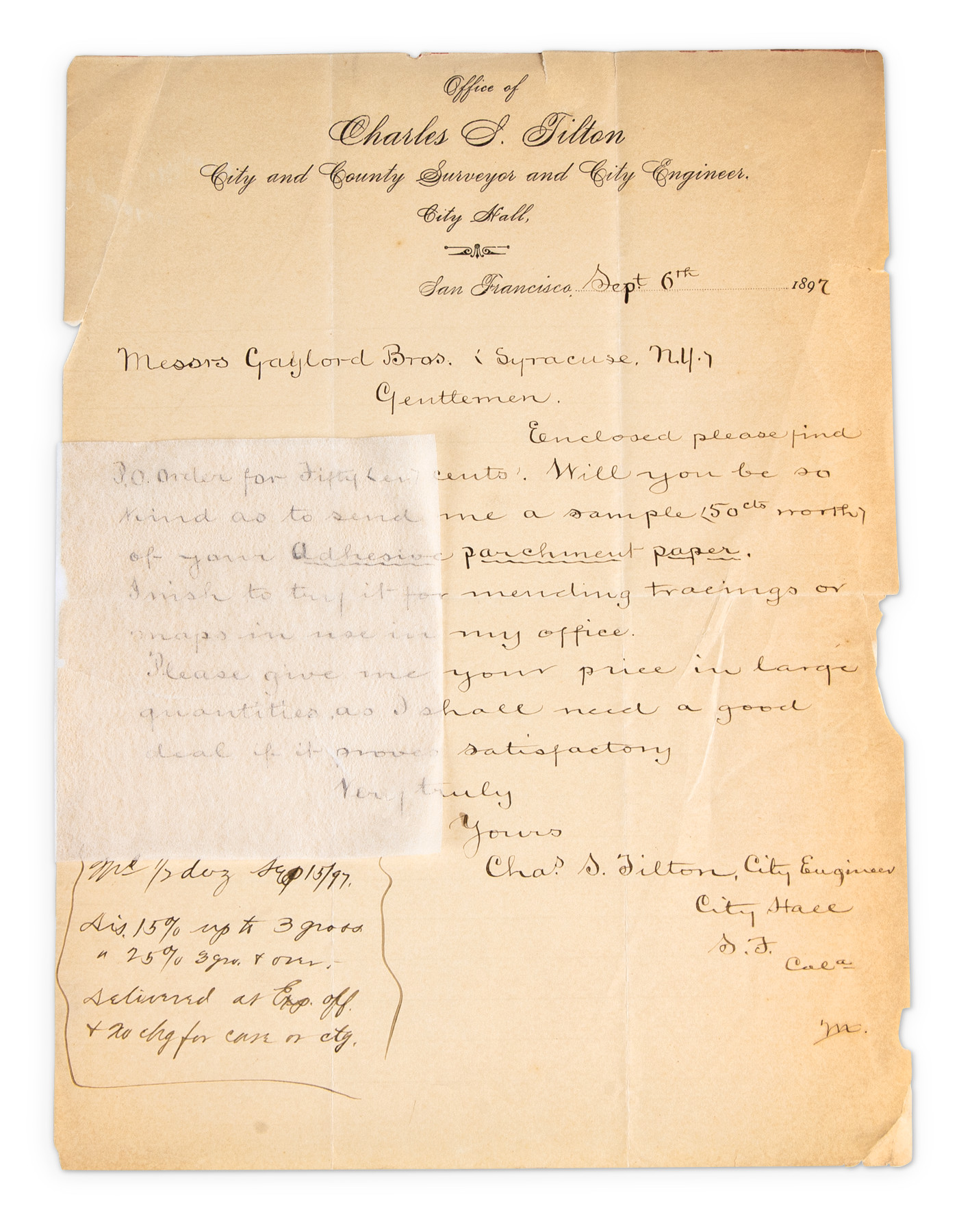 Unbuffered Spider Tissue Sheets (500-Pack)