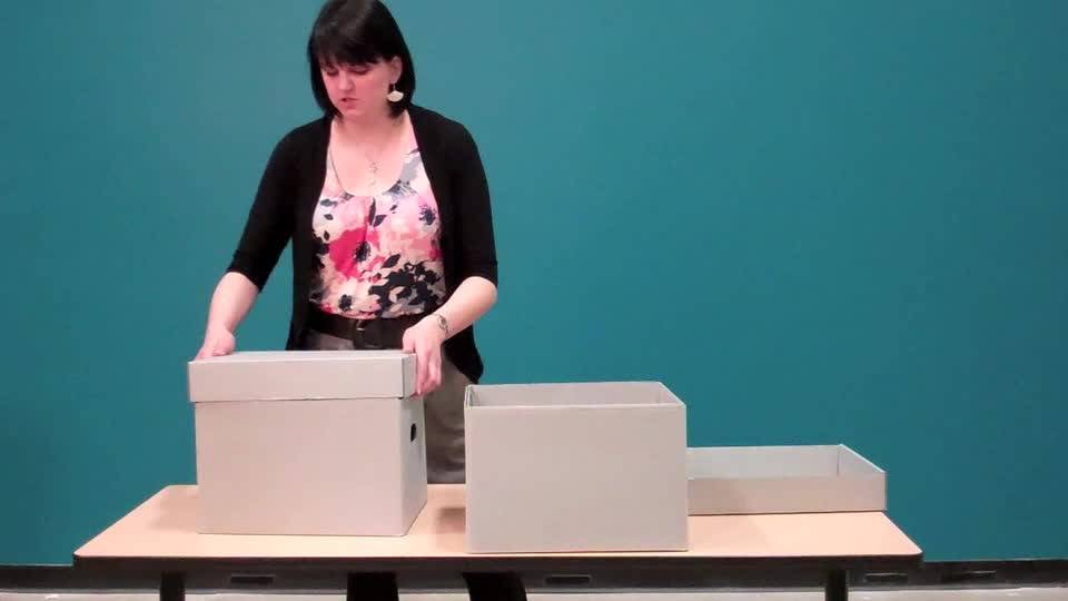 Paige B-flute Buffered Miracle Box™ | Archival Storage Boxes